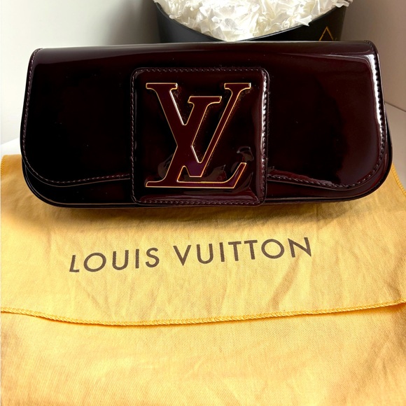 Authentic Louis Vuitton purple clutch. - Picture 1 of 9